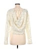 Bailey Rose 100% Polyester Ivory Long Sleeve Top Size M - photo 2