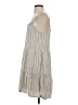Evereve Stripes Gray Casual Dress Size S - photo 5