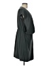 DKNYC 100% Polyester Solid Gray Casual Dress Size L - photo 4