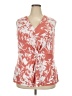 Alfani Orange Sleeveless Blouse Size 2X - photo 1