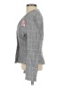 Petite Sophisticate 100% Rayon Checkered-gingham Gray Blazer Size 2 Petite - photo 5