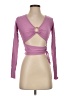 Zara Purple Long Sleeve Top Size S - photo 1