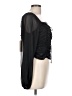BCBGeneration 100% Polyester Black 3/4 Sleeve Blouse Size L - photo 4