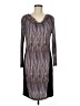 BCBGMAXAZRIA Graphic Gray Casual Dress Size M - photo 1