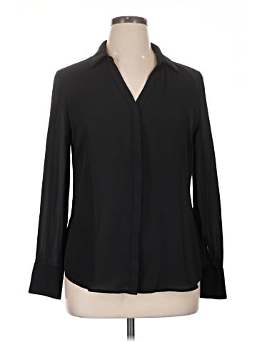 Worthington Long Sleeve Blouse (view 1)