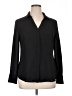 Worthington 100% Polyester Black Long Sleeve Blouse Size L - photo 1