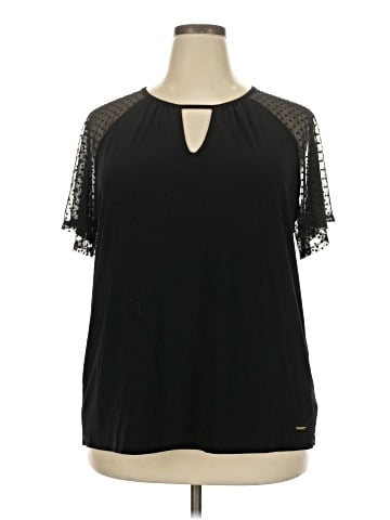Anne Klein Short Sleeve Top (view 1)