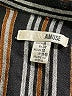Amuse Society Stripes Black Long Sleeve Blouse Size M - photo 7