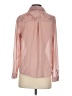 Sans Souci 100% Polyester Pink Long Sleeve Blouse Size S - photo 2