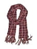 Unbranded Tweed Burgundy Scarf One size - photo 1