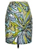 Etcetera Print Green Casual Skirt Size 0 - photo 1
