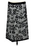 Etcetera Houndstooth Gray Casual Skirt Size S - photo 1