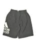 Adidas 100% Polyester Solid Gray Athletic Shorts Size 10 - 12 - photo 2