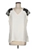 Banana Republic 100% Polyester Ivory Sleeveless Blouse Size M - photo 1