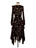 Miss Selfridge Floral Black Cocktail Dress Size 2 - photo 1