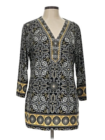 JM Collection 3/4 Sleeve Blouse (view 1)