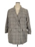 Skies Are Blue Plaid Gray Coat Size 2X - photo 1