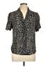 Worthington Black Short Sleeve Blouse Size 12 - photo 1