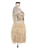 Bebe Gold Tan Cocktail Dress Size M - photo 4