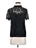 Laundry by Shelli Segal Black Short Sleeve Blouse Size S - photo 1