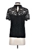 Laundry by Shelli Segal Black Short Sleeve Blouse Size S - photo 2