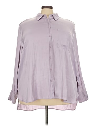 Lane Bryant Long Sleeve Blouse (view 1)