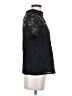 Laundry by Shelli Segal Black Short Sleeve Blouse Size S - photo 4