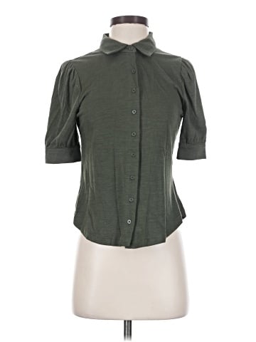 Gap 3/4 Sleeve Button-Down Shirt (view 1)