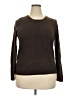 Cable & Gauge 100% Acrylic Brown Pullover Sweater Size 2X - photo 1