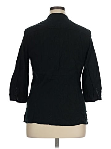 Jones New York Sport 3/4 Sleeve Button-Down Shirt (view 2)