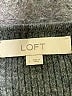 Ann Taylor LOFT Tweed Gray Pullover Sweater Size L - photo 7