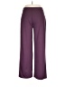 IMAN Solid Purple Casual Pants Size L - photo 1