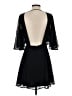 Gianni Bini 100% Polyester Solid Black Cocktail Dress Size 2 - photo 2
