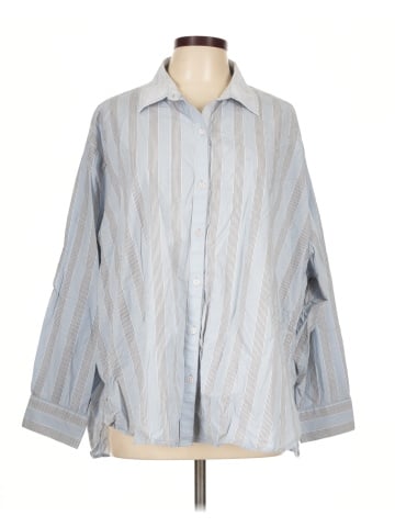 Aerie 3/4 Sleeve Button-Down Shirt (view 1)