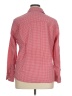 Evan Picone 100% Cotton Checkered-gingham Pink Long Sleeve Button-Down Shirt Size 16 - photo 2