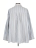 Aerie Stripes Silver 3/4 Sleeve Button-Down Shirt Size L - photo 2