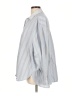 Aerie Stripes Silver 3/4 Sleeve Button-Down Shirt Size L - photo 5