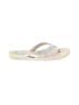 Cat & Jack White Flip Flops Size 4 - 5 Youth - photo 1
