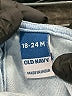Old Navy 100% Cotton Hearts Blue Dress Size 18-24 mo - photo 3