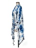 Moss Rose 100% Viscose Blue Poncho One size - photo 5
