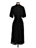 Ann Taylor 100% Polyester Black Casual Dress Size 00 - photo 1