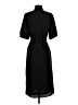 Ann Taylor 100% Polyester Black Casual Dress Size 00 - photo 2