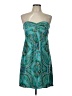 J.Crew 100% Silk Paisley Teal Cocktail Dress Size 6 - photo 1