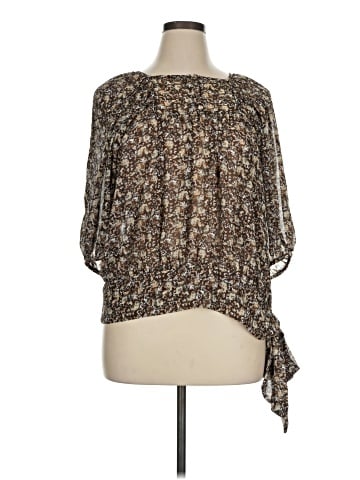 a.n.a. A New Approach 3/4 Sleeve Blouse (view 1)