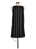 Halogen Stripes Black Casual Dress Size M (petite) - photo 2