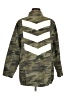 Express 100% Cotton Camo Green Coat Size M - photo 2