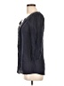Wet Seal 100% Polyester Gray 3/4 Sleeve Blouse Size L - photo 5