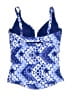Assorted Brands Print Blue Swimsuit Top Size 38E - photo 2
