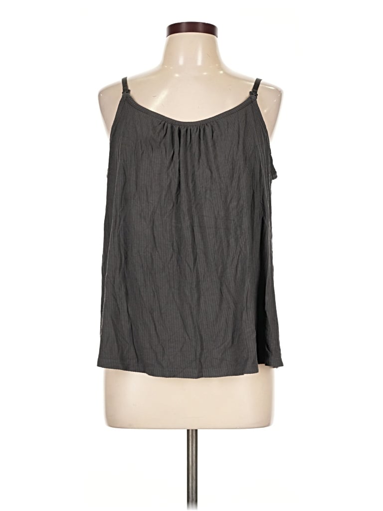 Pre-owned Only Tank Top Gray Halter Neckline Tops