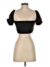 Princess Polly Black Short Sleeve Top Size 4 - photo 2
